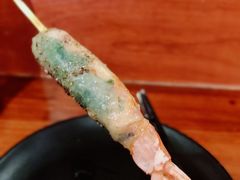 苏叶烤鸡皮虾-鸟串烧Yakitori