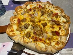 芝心新奥尔良烤鸡肉披萨-必胜客(金沙江店)