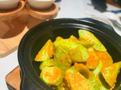 咸蛋黄啫胜瓜-猪腰一家·地道佛山菜(盐步店)