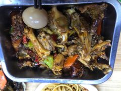 辣炒鸡架-盛京人人鸡味抻面(珠江桥店)