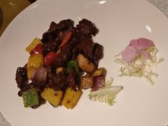 黑椒灵菇牛柳粒-外高桥喜来登酒店采悦轩