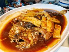深海黄鱼年糕-径山十八道·风味民间菜(杭州总店)