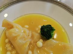 秘烧鸡头米花胶配粽香米饭-虹御轩·传承江浙菜(虹桥店)