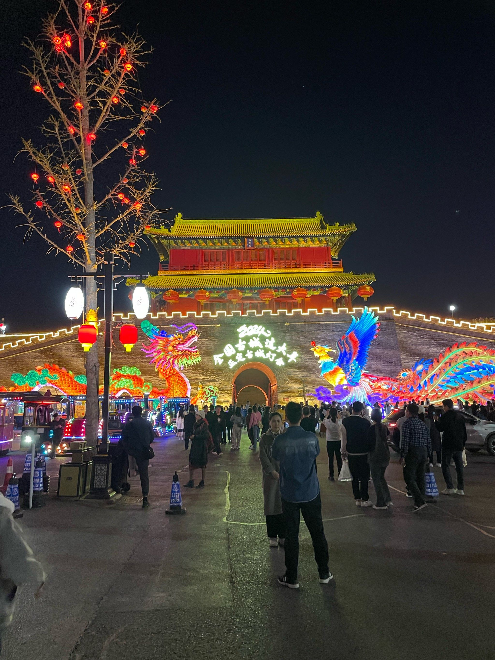 正定夜景