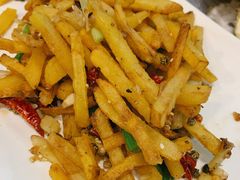 干煸麻辣土豆丝-狮龙啤酒烧烤屋(建二路店)