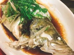 清蒸清丰江桂花鱼-鲤鱼塘农家山庄