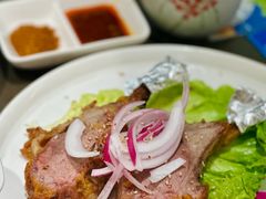 烤羊腿-西域盛宴烧烤新疆菜清真餐厅(古美店)