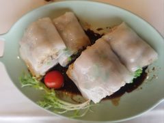 脆皮鲜虾肠-柳州宾馆-云霄阁·旋转餐厅