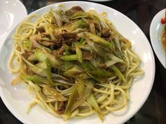 葱爆羊肉拌面-兰州老马拉面(四王府店)