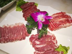手切鲜肉拼盘-京门老爆三·铜锅涮肉 爆肚(望京店)