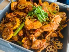 招牌悦蓉牛蛙干锅-精悦蓉(松江万达广场店)