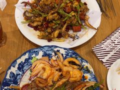 -天盛海鲜烧烤大排档·本地小海鲜·牟平腿穗子(幸福店)