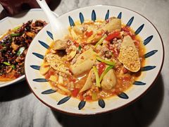 槽辣椒肉沫烩灰豆腐-树厨贵州菜(大十字店)