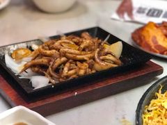 铁板鱿鱼须-韩宫宴烤肉·料理(苏州中心店)
