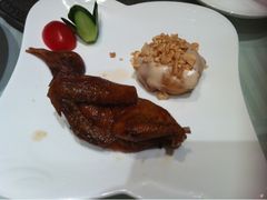 脆皮乳鸽和虾球-阿一鲍鱼·20年匠心传承(天河北旗舰店)