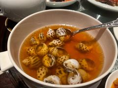 古越陈酿煮花螺-杭州西子湖四季酒店·金沙厅