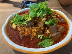 辣子蒜羊血-海荣锅贴馆(五味十字店)