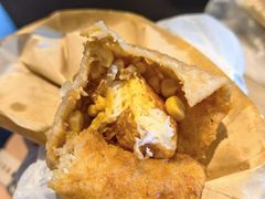 -小红车炸蛋葱油饼