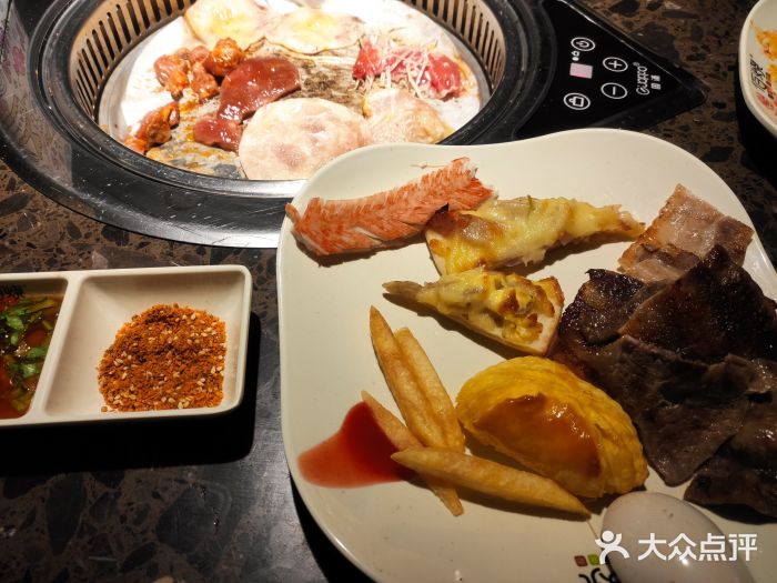佰烧海鲜烤肉自助(诺德广场店)-榴莲披萨图片-青岛美食-大众点评网