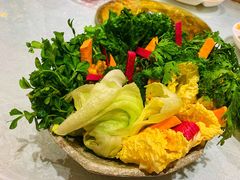 蔬菜大拼盘-百草滩羊清水涮羊肉(长城路店)