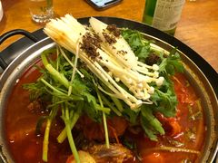土豆排骨火锅-喇喇排骨火锅·传统韩式脊骨汤(望京西园总店)