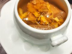 白茶羊肚菌松茸竹笙汤-次第花开素食雅宴