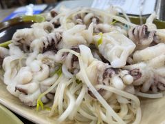 芥末白灼八爪鱼-贞姨美食·老字号海鲜大排档