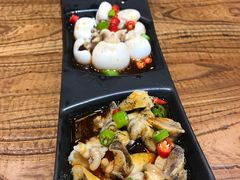 -东来菜馆•手抓海鲜家常菜•海鲜锅贴(鸽子窝店)
