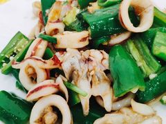 尖椒炒鲜鱿-浩海美食店(闸坡店)