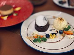 熔岩巧克力蛋糕-Golden Lily河内巴黎法越料理餐厅(建国西路店)