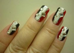 条纹控-指慕坊美甲造型