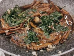 韭菜台炒鳝肚-怡园饭店-餐厅(四望亭店)