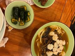虾爆鳝面-奎元馆.百年奎元.非遗传承(西湖边的解放路店)