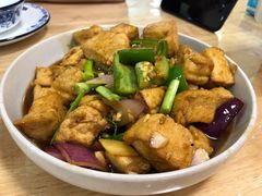 红烧山泉水豆腐-竹语饭香·原生态农庄·烧鸡·竹筒饭·河鲜(森林海白水寨店)