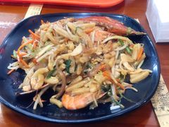 白蟹炒年糕-台州老六海鲜面馆(上南总店)