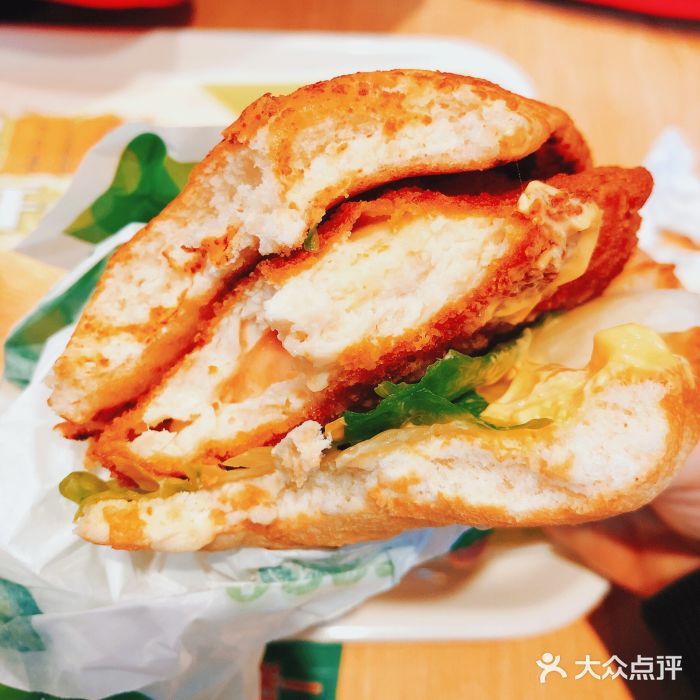 德克士(文一店)爆浆爆红堡图片