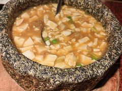 石锅鸡汤豆腐-绿茶餐厅(华联万柳店)