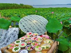 -七的湖·晚芳亭·阳澄湖农家菜·大闸蟹(莲花岛店)