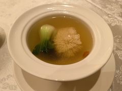 羊肚菌炖绣球汤-酌宴府The China Club·广州万富希尔顿酒店(云城东路店)