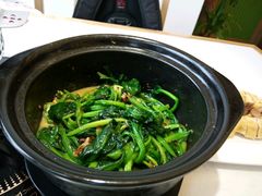 干锅菠菜-蛙蛙叫干锅年代(簋街总店)