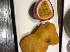 酥炸丝丁鱼配百香果-临家闽南菜(宝洲路店)