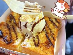 香草冰淇淋厚吐司-阿信厚吐司(曾厝垵店)