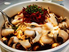 古语双椒鱼片儿。-谷语中餐厅