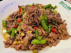 杭椒爆炒牛肉-新白鹿餐厅(百联中环店)