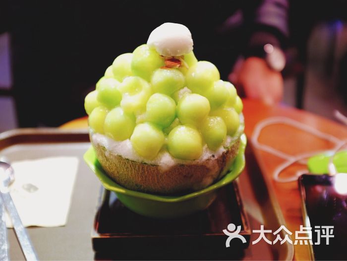 哈密瓜刨冰