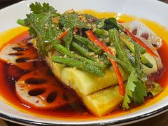 凉拌三色蔬菜-亚克西姆新疆菜(库车店)