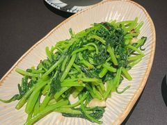 水豆鼔炒蓬蒿菜-山石榴·贵州菜(丰盛里店)