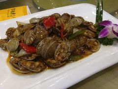 鼓椒炒花蛤-金穗园·砂锅粥.醉鸡煲火锅(长寿路店)