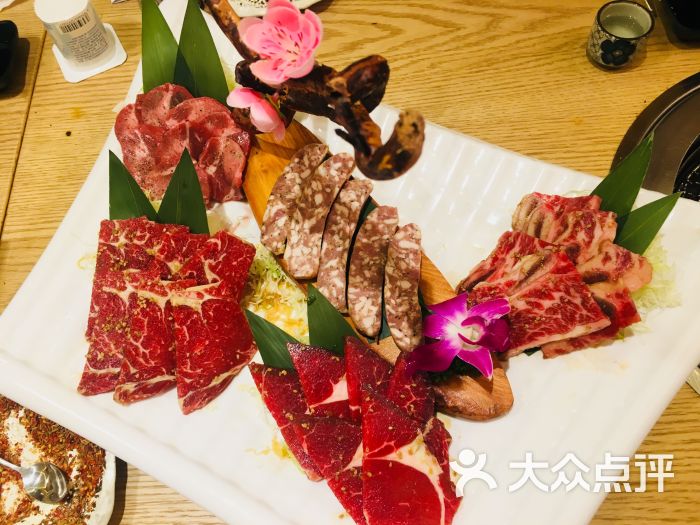 鹤一日式烤肉烤肉拼盘图片 - 第1张