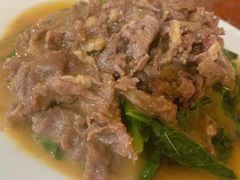 芥兰炒牛肉-车头老二大排档